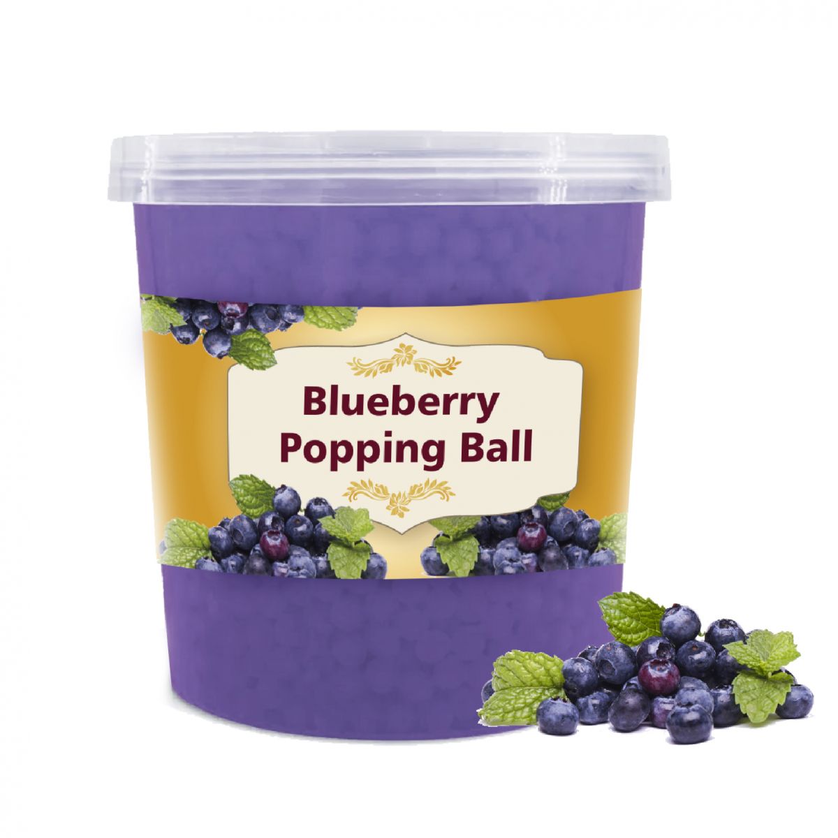 Blueberry Popping Boba (Bursting Boba)
